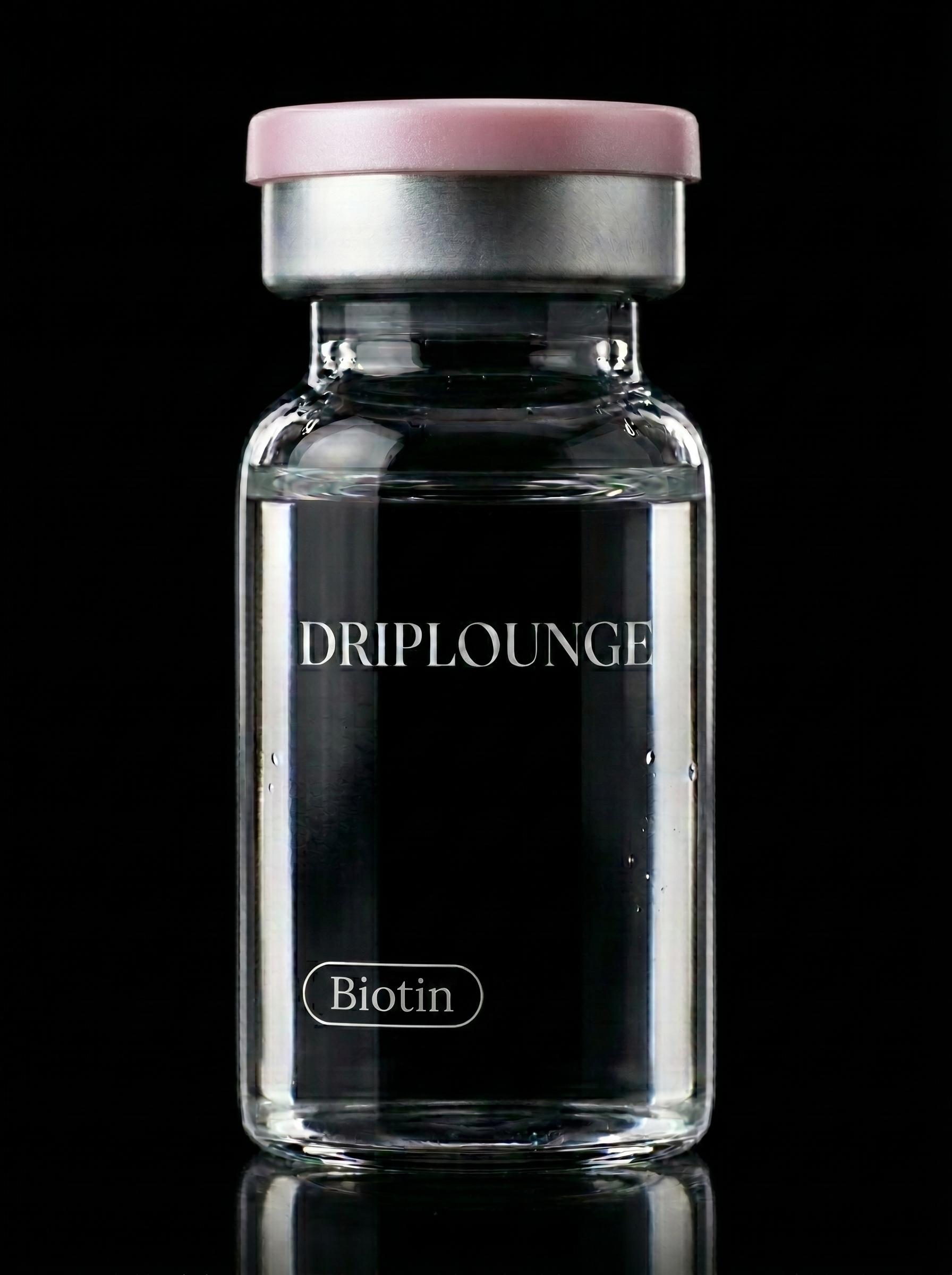 Biotin Vitamin B7 injection vial from NY Drip Lounge