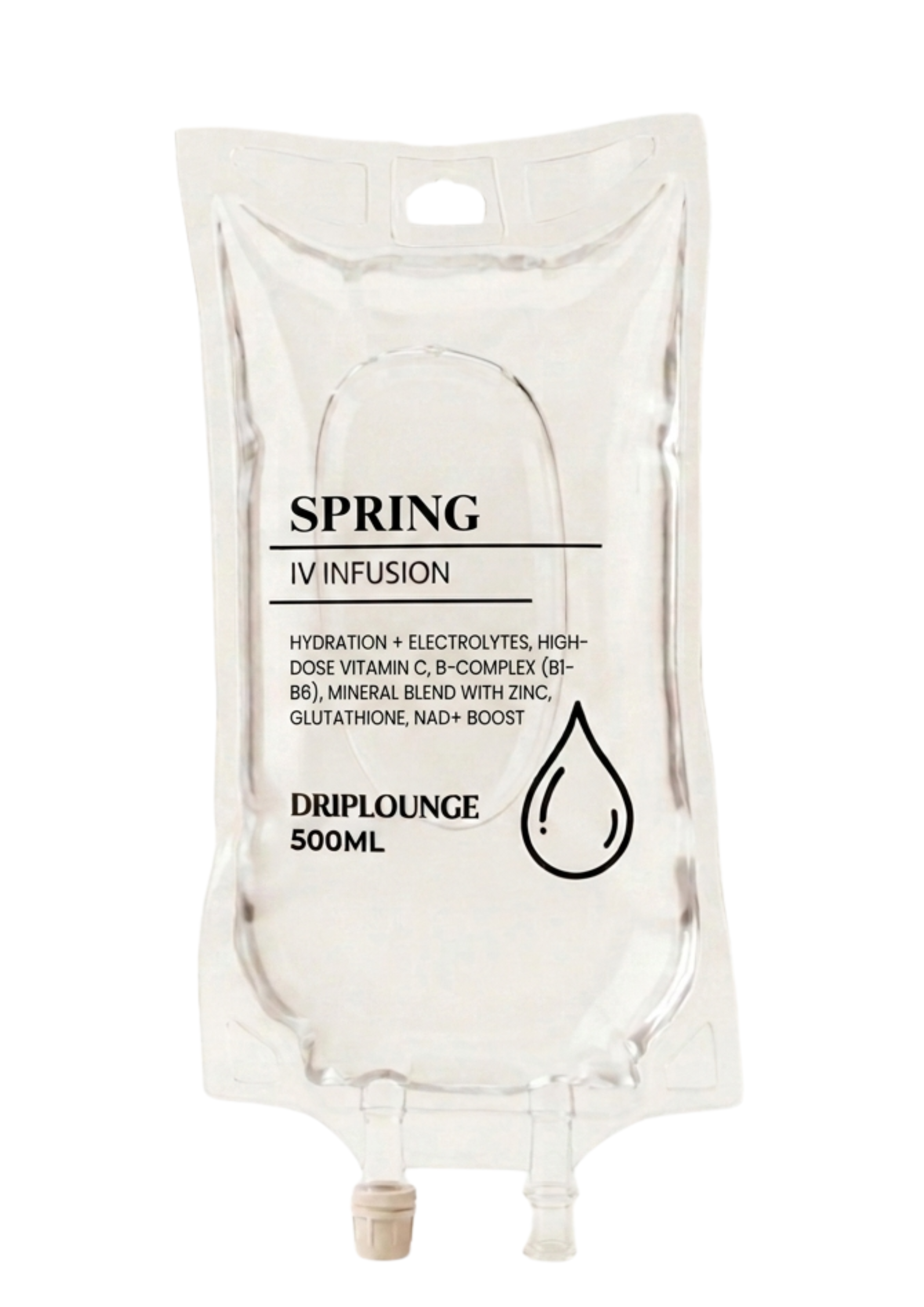 Spring Restore IV infusion bag