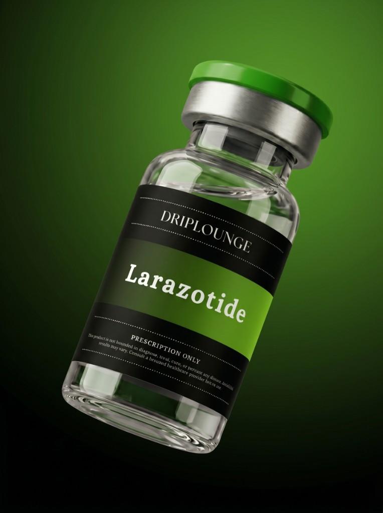 Larazotide peptide vial