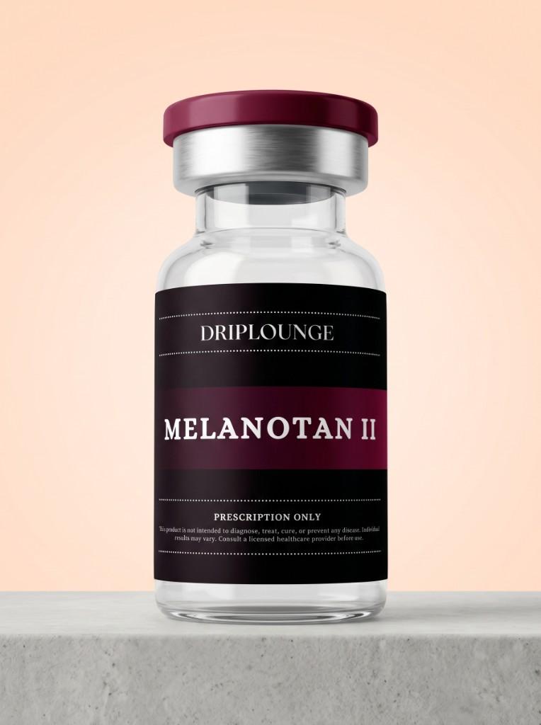 Melanotan II peptide vial