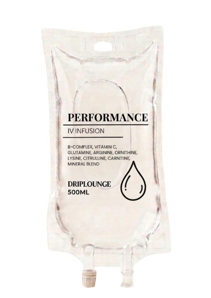 Performance IV infusion bag